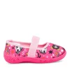 Chaussons Ballerine ROSE Fille Motif Uni Elastique