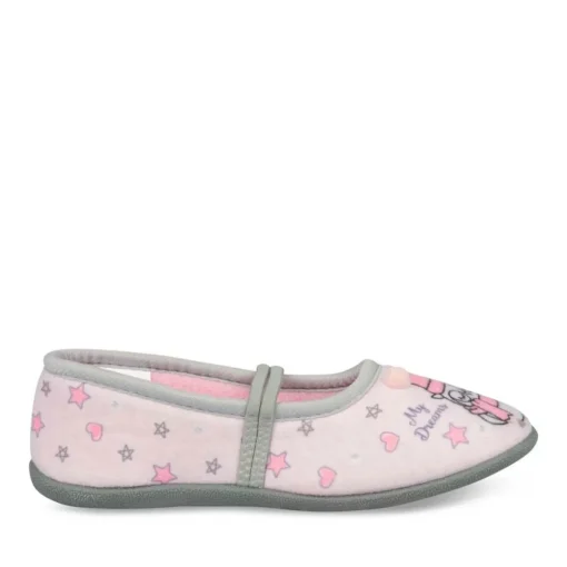 Chaussons Ballerine ROSE Fille Elastique