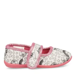 Chaussons Ballerine ROSE Fille Scratch