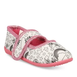 Chaussons Ballerine ROSE Fille Scratch