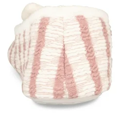 Chaussons Ballerine ROSE Femme Motif Rayures