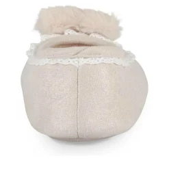 Chaussons Ballerine ROSE Fille Motif Uni A Enfiler