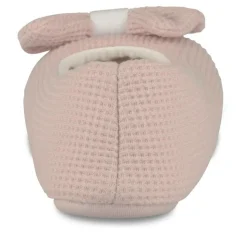 Chaussons Ballerine ROSE Femme Motif Uni A Enfiler