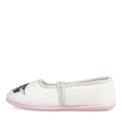 Chaussons Ballerine ROSE Fille Motif Animal Elastique