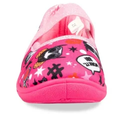 Chaussons Ballerine ROSE Fille Motif Uni Elastique