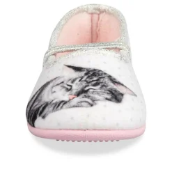 Chaussons Ballerine ROSE Fille Motif Animal Elastique