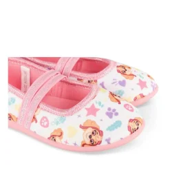 Chaussons Ballerine ROSE Fille Motif Animal A Enfiler