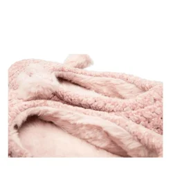 Chaussons Ballerine ROSE Femme Motif Uni A Enfiler
