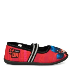 Chaussons Ballerine ROUGE Fille Elastique