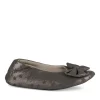 Chaussons Ballerine TAUPE Femme Motif Uni A Enfiler