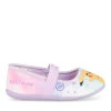 Chaussons Ballerine VIOLET Fille Motif Multicolore A Enfiler