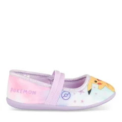 Chaussons Ballerine VIOLET Fille Motif Multicolore A Enfiler