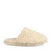 Chaussons BEIGE Femme Motif Uni A Enfiler