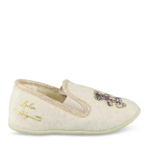 Chaussons BEIGE Fille A Enfiler