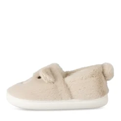 Chaussons BEIGE Fille Motif Animal A Enfiler