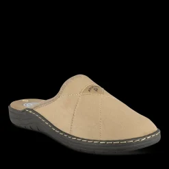 Chaussons BEIGE Homme Motif Uni A Enfiler