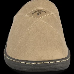Chaussons BEIGE Homme Motif Uni A Enfiler