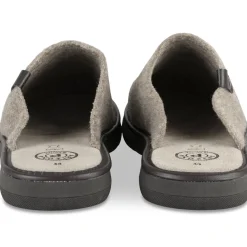 Chaussons BEIGE Homme Motif Uni A Enfiler