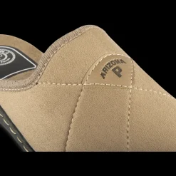Chaussons BEIGE Homme Motif Uni A Enfiler
