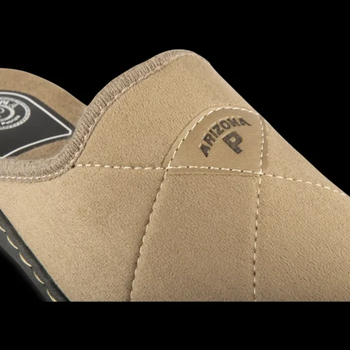 Chaussons BEIGE Homme Motif Uni A Enfiler