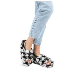 Chaussons BLANC Femme Elastique