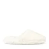Chaussons BLANC Femme Motif Uni A Enfiler