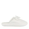 Chaussons BLANC Femme Motif Uni A Enfiler