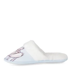 Chaussons BLEU Femme Motif Multicolore A Enfiler