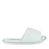 Chaussons BLEU Femme Motif Uni A Enfiler