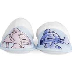 Chaussons BLEU Femme Motif Multicolore A Enfiler