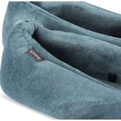 Chaussons BLEU Femme Motif Uni A Enfiler