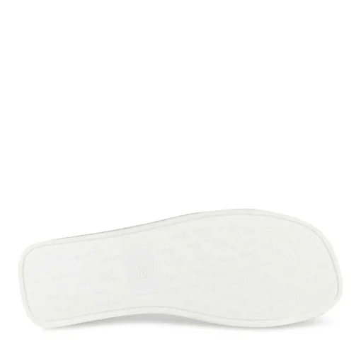 Chaussons BLEU Femme Motif Uni A Enfiler