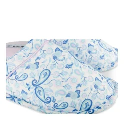 Chaussons BLEU Femme Motif Uni A Enfiler