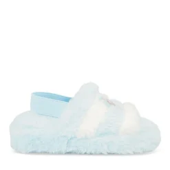 Chaussons BLEU Fille Elastique