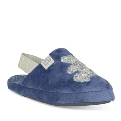 Chaussons BLEU Fille Elastique