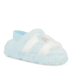 Chaussons BLEU Fille Elastique