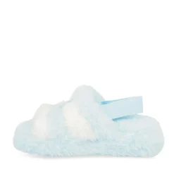 Chaussons BLEU Fille Elastique