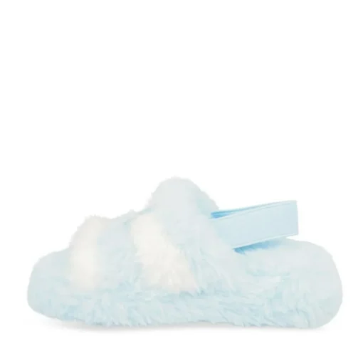Chaussons BLEU Fille Elastique