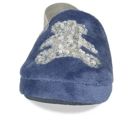 Chaussons BLEU Fille Elastique