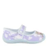 Chaussons BLEU Fille Motif Multicolore Scratch