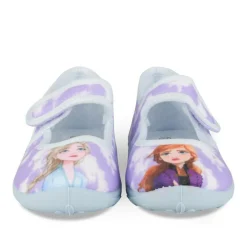 Chaussons BLEU Fille Motif Multicolore Scratch