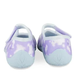 Chaussons BLEU Fille Motif Multicolore Scratch