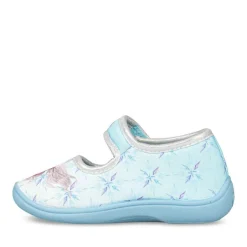 Chaussons BLEU Fille Motif Uni Scratch