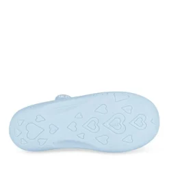 Chaussons BLEU Fille Motif Uni Scratch