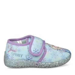 Chaussons BLEU Fille Scratch