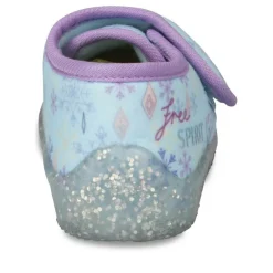 Chaussons BLEU Fille Scratch