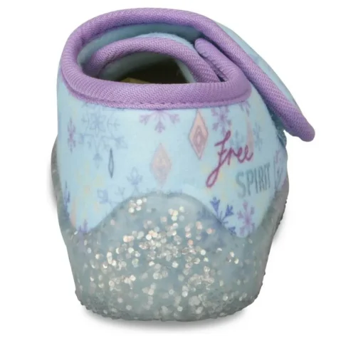Chaussons BLEU Fille Scratch