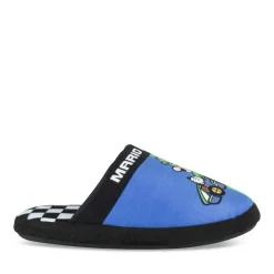 Chaussons BLEU Garçon Motif Uni A Enfiler