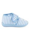 Chaussons BLEU Garçon Motif Rayures Scratch