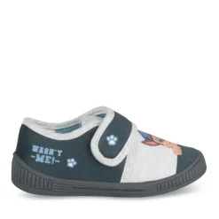 Chaussons BLEU Garçon Motif Uni Scratch